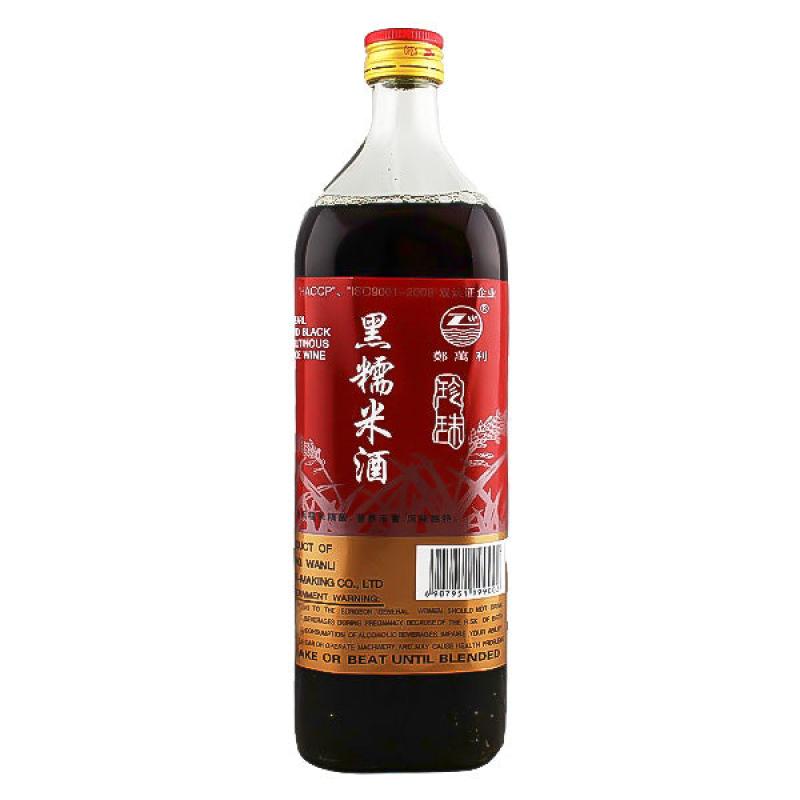 郑万利 黑糯米酒 750ml/Alkoholhaltiges Getränk aus Reis750ml