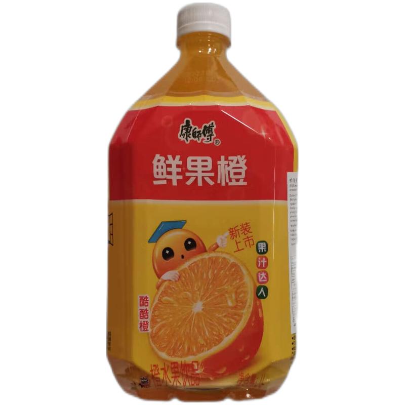 康师傅饮料 鲜果橙1L/Frischobst orange 1L