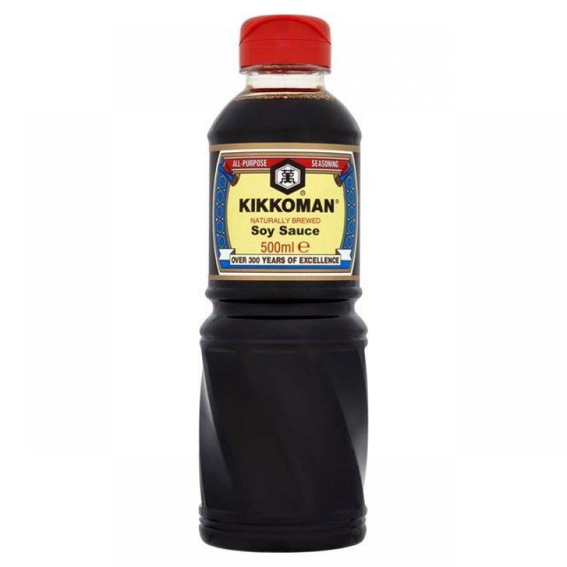 万字龟甲万 日本酱油 （塑料红盖）500ml/Kikkoman Soya sauce 500ml