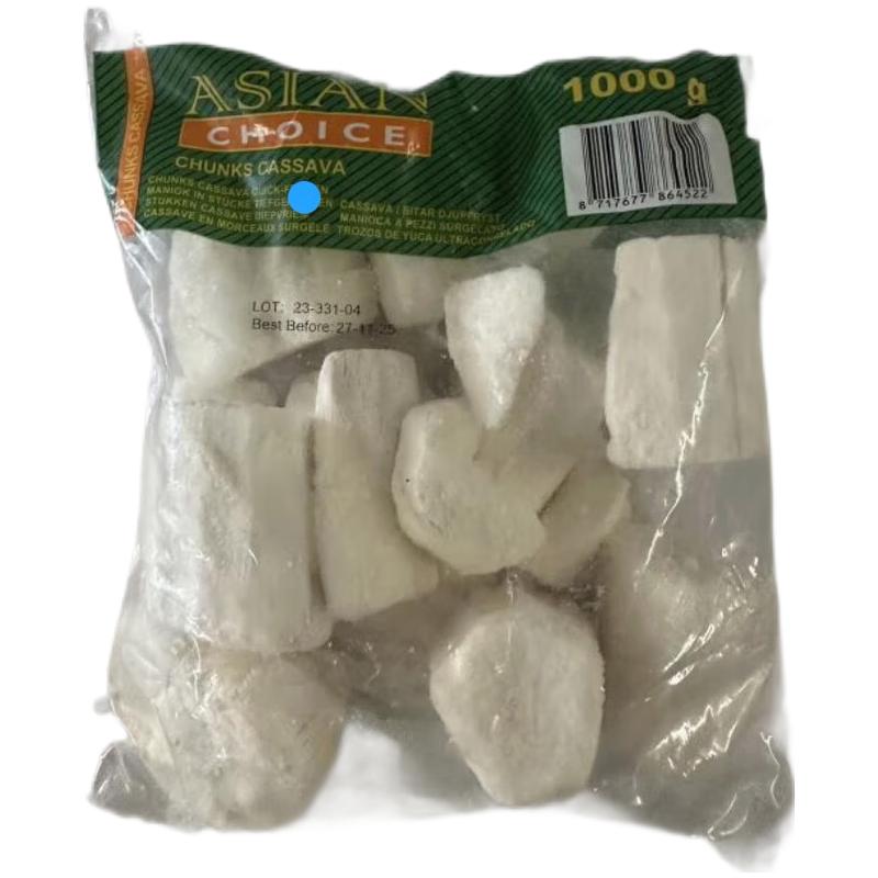 生鲜 冷冻 ASIAN  木薯块 1KG/CASSAVA CHUNKSN 1KG 