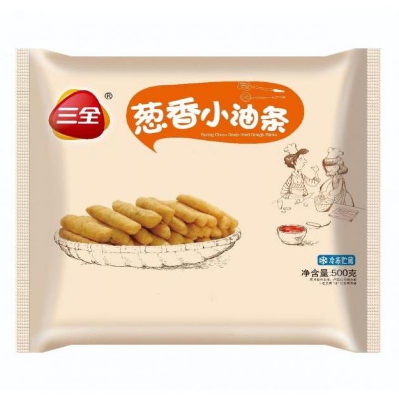 生鲜 冷冻 三全 葱香小油条500g/SQ Deep-fried Dough Sticks-Spring Onion Flavour