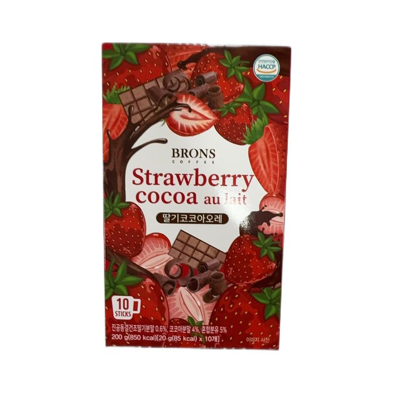 BRONS 草莓牛奶巧克力饮料冲剂200g/Milk Choco Drink Strawberry