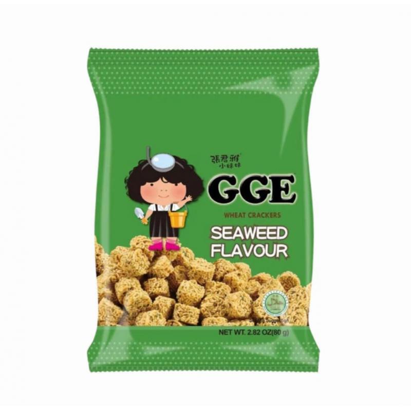 张君雅小妹妹 即食零食面 海苔休闲丸子80g/GGE Wheat Crackers - Seaweed