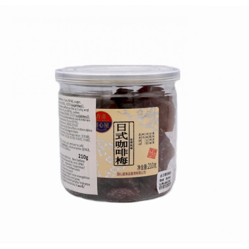 甜心屋 日式咖啡梅210G/Sweet House Prunes - Seedless