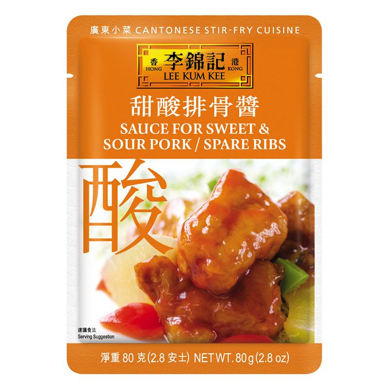 李锦记 甜酸排骨酱 80g/Soße für Schweinfleisch 80g