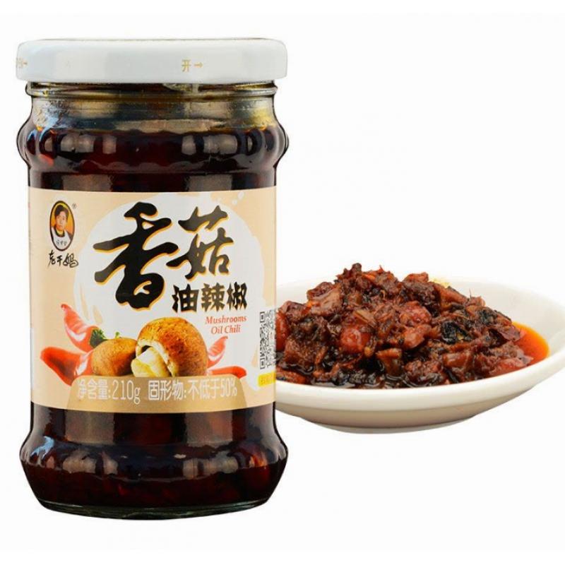 老干妈 香菇油辣椒 210g/LGM Chinese Mushrooms in Chilli Oil 210g