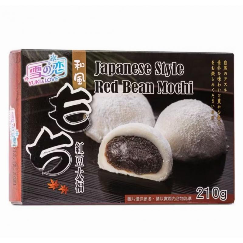 雪之恋 和风 日式麻薯大福 红豆味 210g/Süßkartoffel und rote Bohnen Geschmack 210g