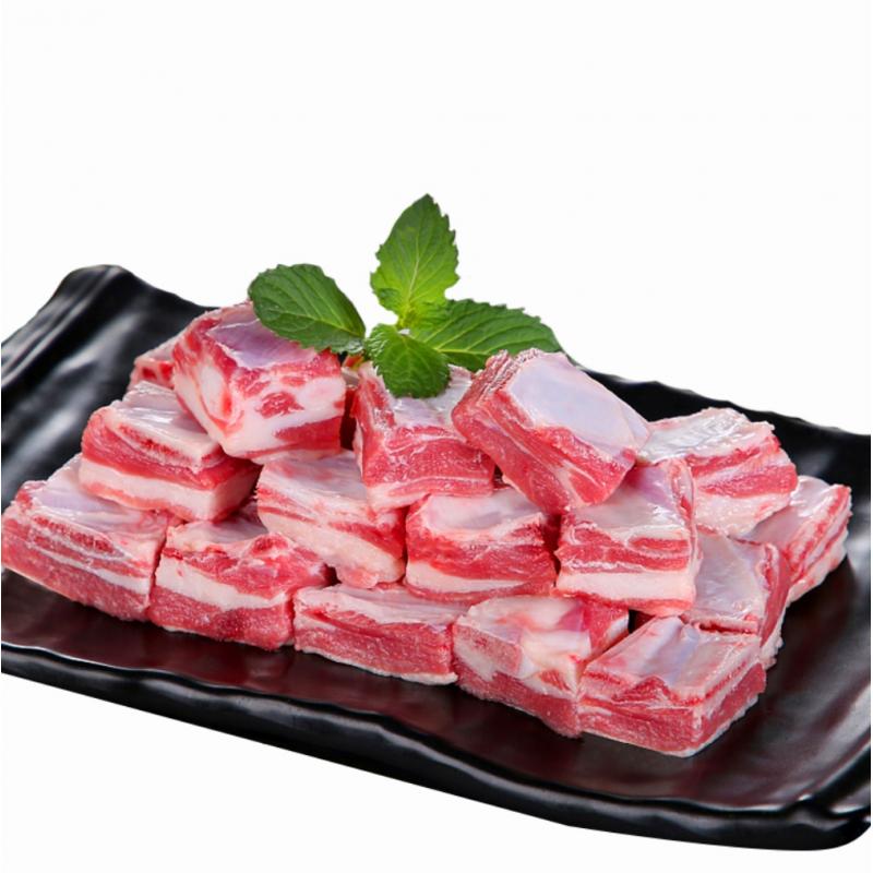 生鲜 冷冻 切块山羊肉1kgZiegenfleisch in Stücke schneiden