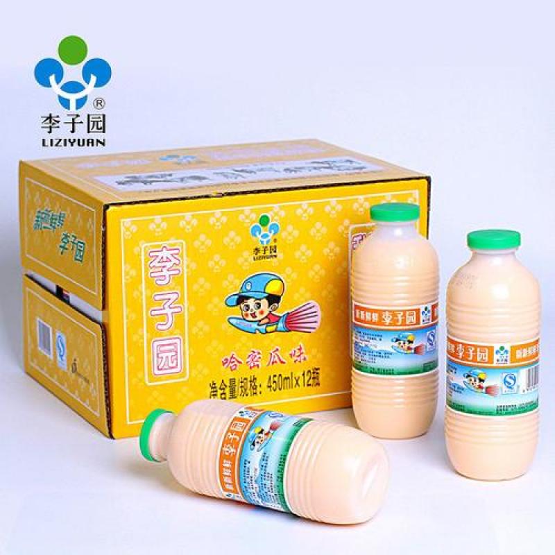 李子园 哈密瓜风味乳饮料450ML/Hami Melone aromatisiertes Milchgetränk 450ML