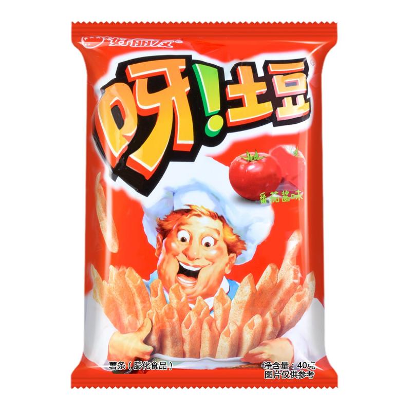 好丽友 呀土豆 番茄味40g/Was für ein netter Freund! Kartoffel und Tomatengeschmack 40g