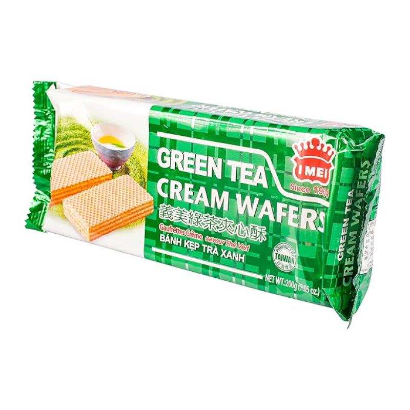 义美 義美 绿茶夹心酥 威化饼干 200g/i mei Wafer-green tea 200g