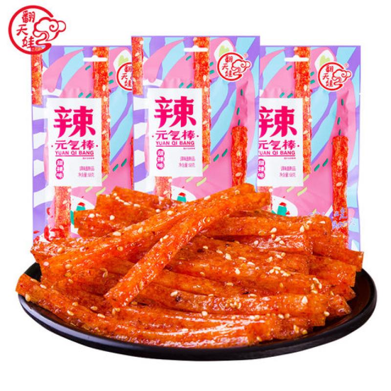 翻天娃 元气棒 辣条 甜辣味68g/FTW Latiao Sweet and Spicy