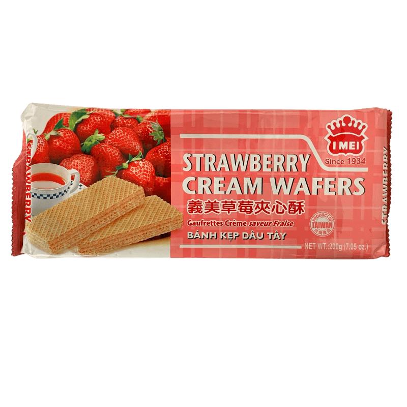 义美 義美 草莓夹心酥 威化饼干 200g/CreamWafer-Strawberry