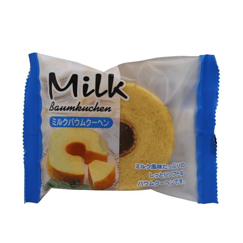 日本 太阳食品 年轮蛋糕 牛奶味 80g/Bamkuchen Milk 80g