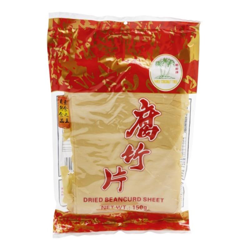 椰树牌 三边腐竹片150g （易碎介意勿拍）/Dreiseitige Rollen von getrockneten Bohnenmilch Cremes Scheiben