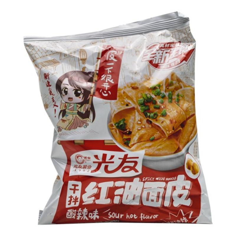 光友 红油面皮 酸辣味100g/Rotölteig mit saurem und würzigem Geschmack 100g