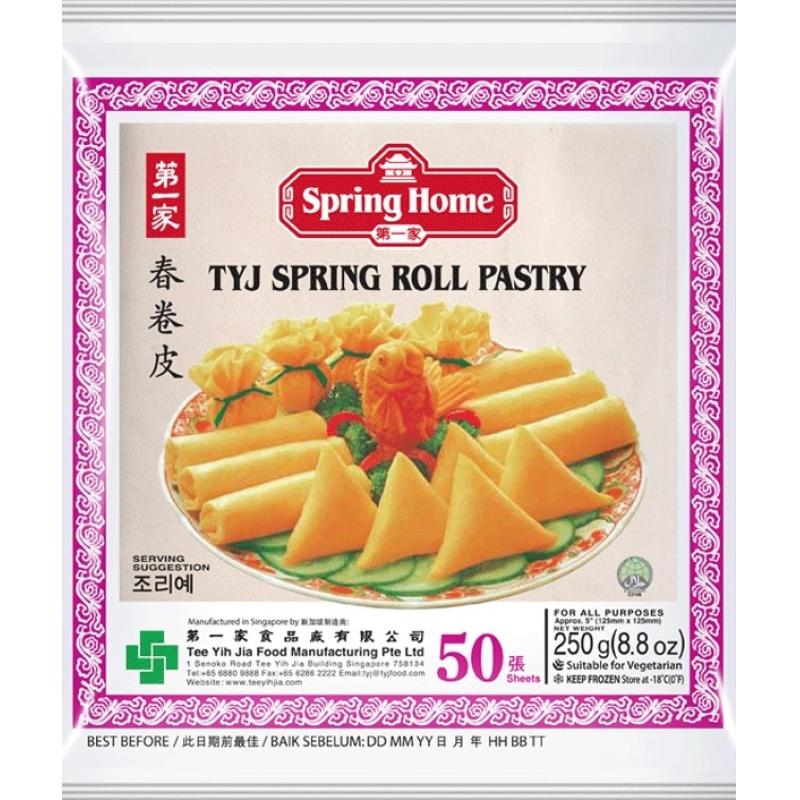 生鲜 冷冻 第一家 春卷皮 250g（50张）/TYJ Spring Roll Pastry