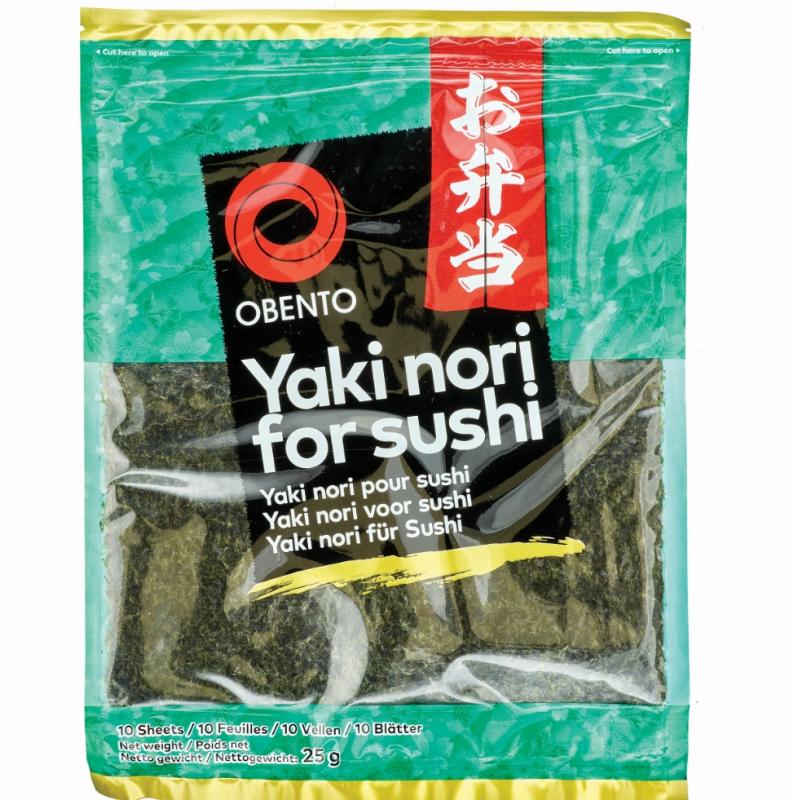 Obento 烧海苔 寿司紫菜OBENTO YAKI NORI 10 SHEETS25g