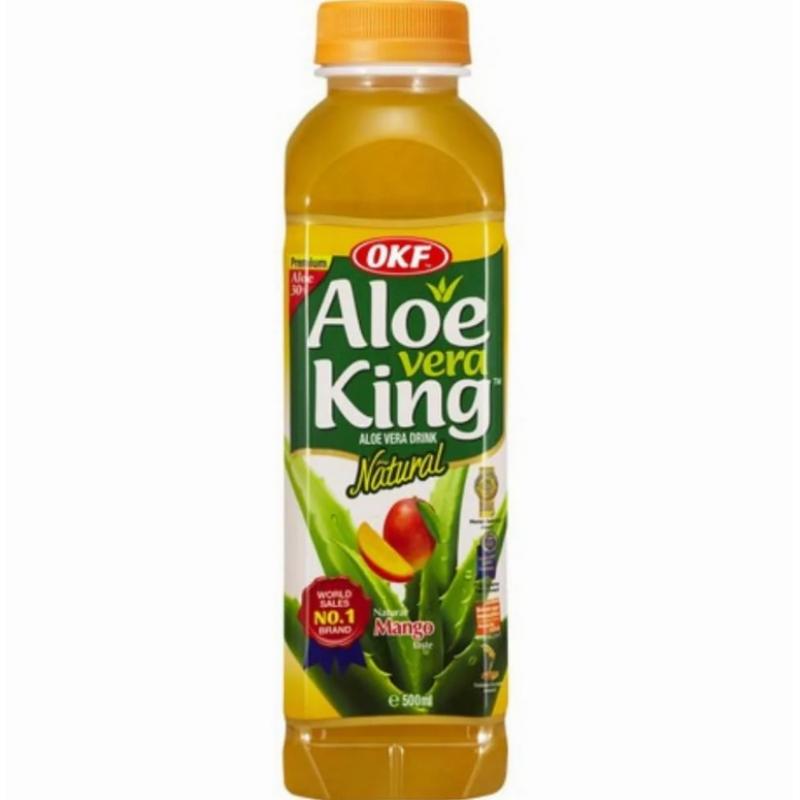 OKF  韩国 芦荟汁 芒果味 500ML/OKF Aloe Vera King Getränk ,Mango 