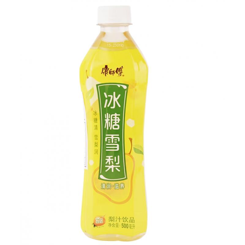 康师傅饮料 冰糖雪梨 500ml/Master Kang Drink Rock Sugar Schneebirne 500ml