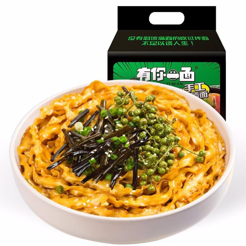 有你一面 葱油拌面 118g/YouNiYiMian Inst Noodle Scallion Oil Fl