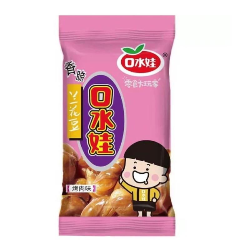 口水娃 兰花豆 烧烤味 75g/KSW Broad Bean Barbecue Flav or