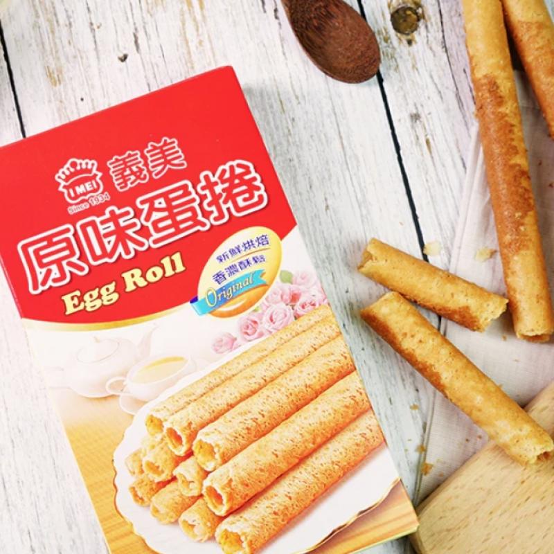 义美 義美 原味蛋卷60g/I Mei Original Egg Roll Cookies