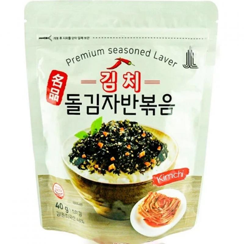 韩国 拌饭海苔 40kgTorn and Seasoned Laver Kimchi Fl