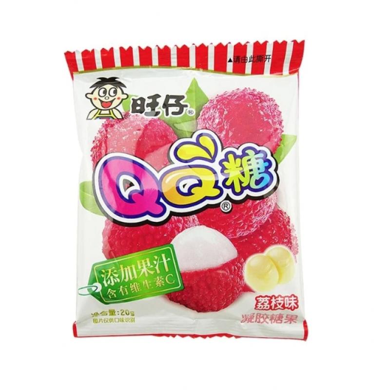 旺旺 旺仔 QQ糖 荔枝味 70g/QQ Gummie Litschigeschmack WANGZAI 70g