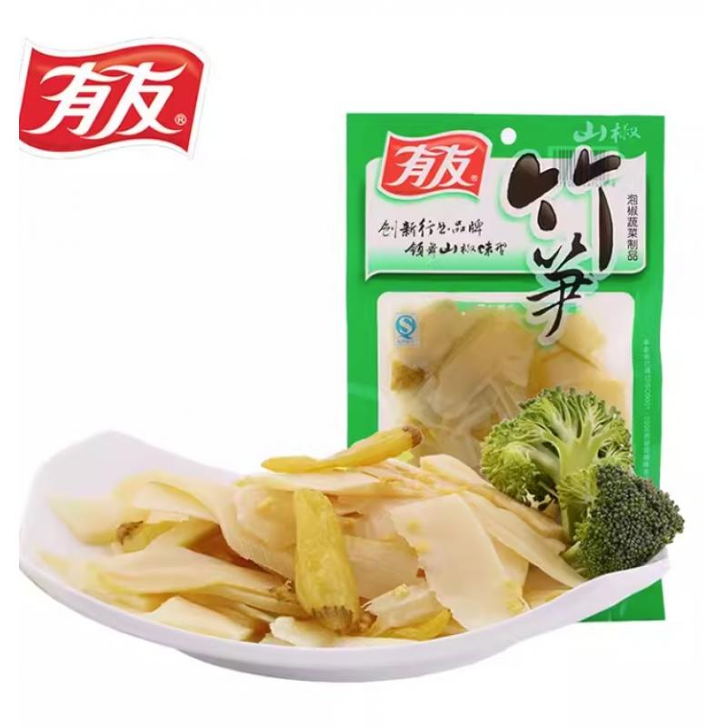 有友 山椒竹笋120G/Youyou Mountain Pepper Bamboo Shoots 120G