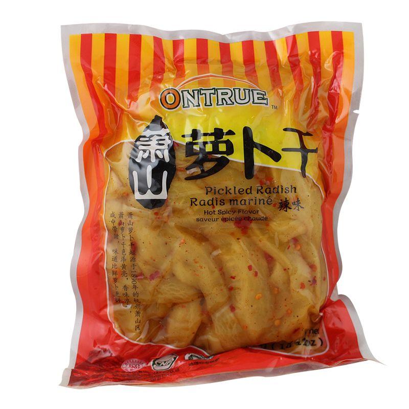 安厨 萧山萝卜干 辣味400gHeißer würziger Geschmack 400g