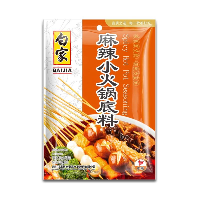 白家 麻辣小火锅底料 200g/Gewuerzmischung fuer Feuertopf 200g