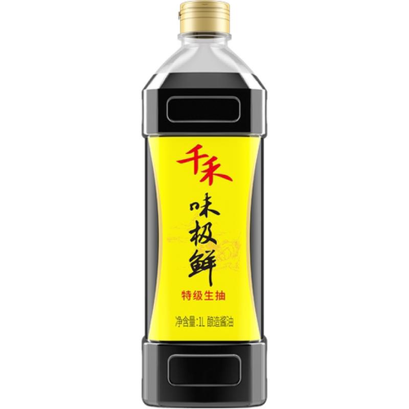 千禾 味极鲜特级生抽酱油500ml/Delicious Premium Soy Sauce 500ml